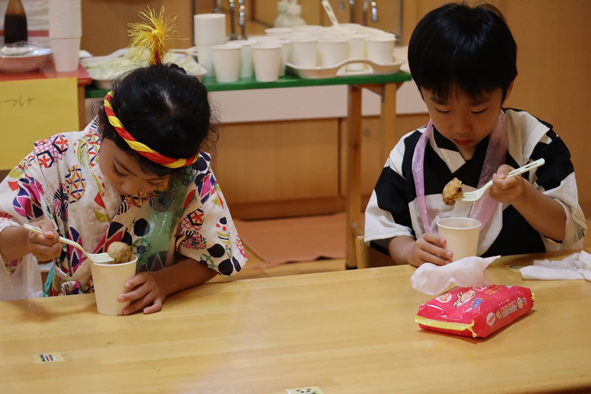 みんなと一緒に食べるとおいしいね！